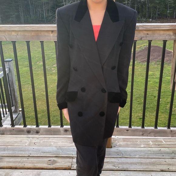 Luxurious women’s vintage blazer - menswear look - Picture 5 of 5